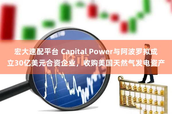 宏大速配平台 Capital Power与阿波罗拟成立30亿美元合资企业，收购美国天然气发电资产